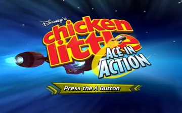 Disney's Chicken Little- Ace in Action screen shot title